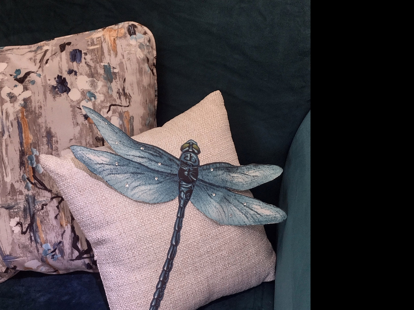 Dragonfly Accent Pillow